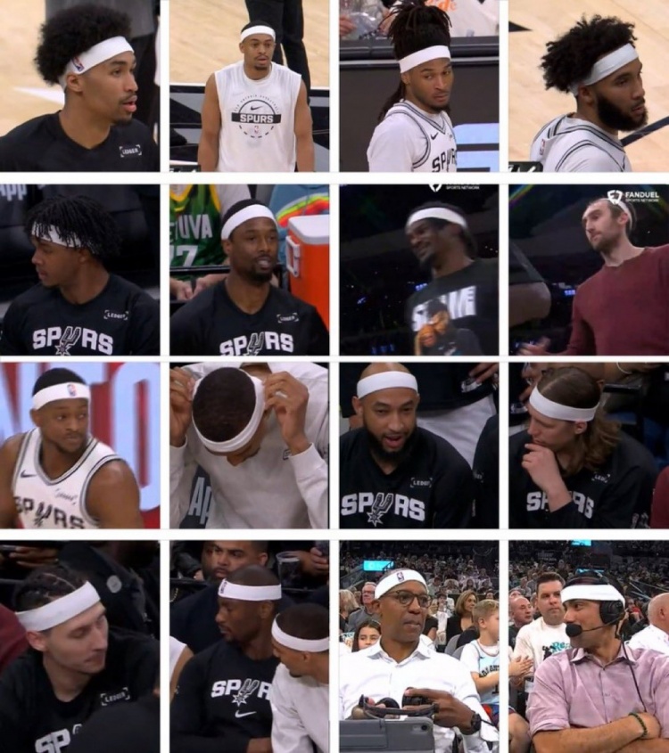 星空体育官网入口-全员齐上阵！圣安东尼奥不正经新闻+1 马刺本赛季的头带帮